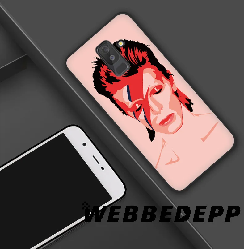 WEBBEDEPP David Bowie Singer Rock Мягкий ТПУ силиконовый чехол для Samsung Galaxy S10 S10e S9 S8 Plus S7 S6 Edge &amp J6