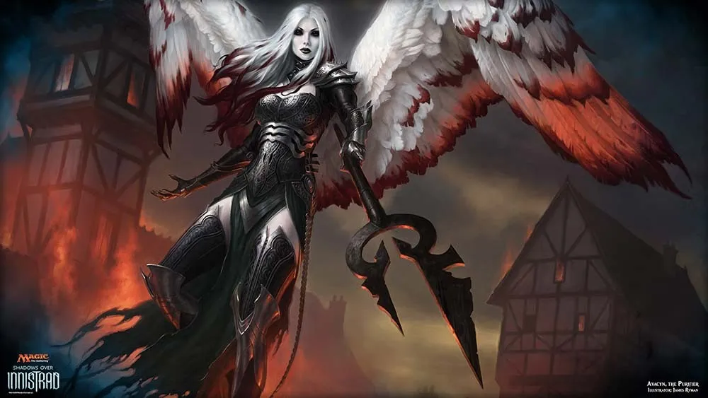 Avacyn, Angel of Hope/Avacyn, очиститель Волшебный Стол для инструментов Gathering игровой коврик/настольные игровые коврики