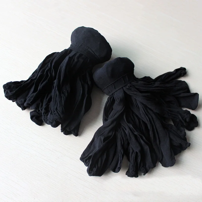 Black-Long Летние шелковые женские носки, прозрачные короткие носки до щиколотки, белые женские дышащие эластичные Повседневные носки FENNASI - Цвет: Black-Long