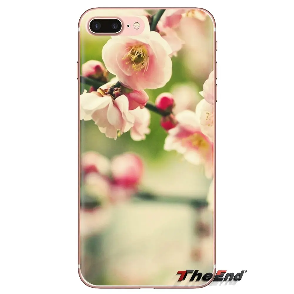 Прозрачные мягкие чехлы для Xiaomi Redmi 4A S2 Note 3 3S 4 4X 5 Plus 6 7 6A Pro Pocophone F1 Macro Spring Flower Bloom |