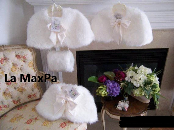 Меховая накидка для девочек на заказ праздничная принцессы с загрузкой Детская