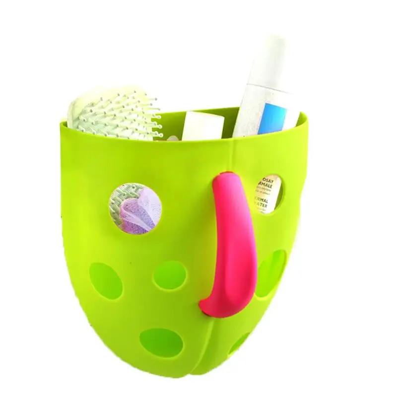 color as show Милая, стильная PlasticToothbrush держатель детские игрушки для ванной Организатор стойка с настенным креплением-отсосом ногтей Ванная комната домашнее хранилище корзина поставки - Цвет: color as show