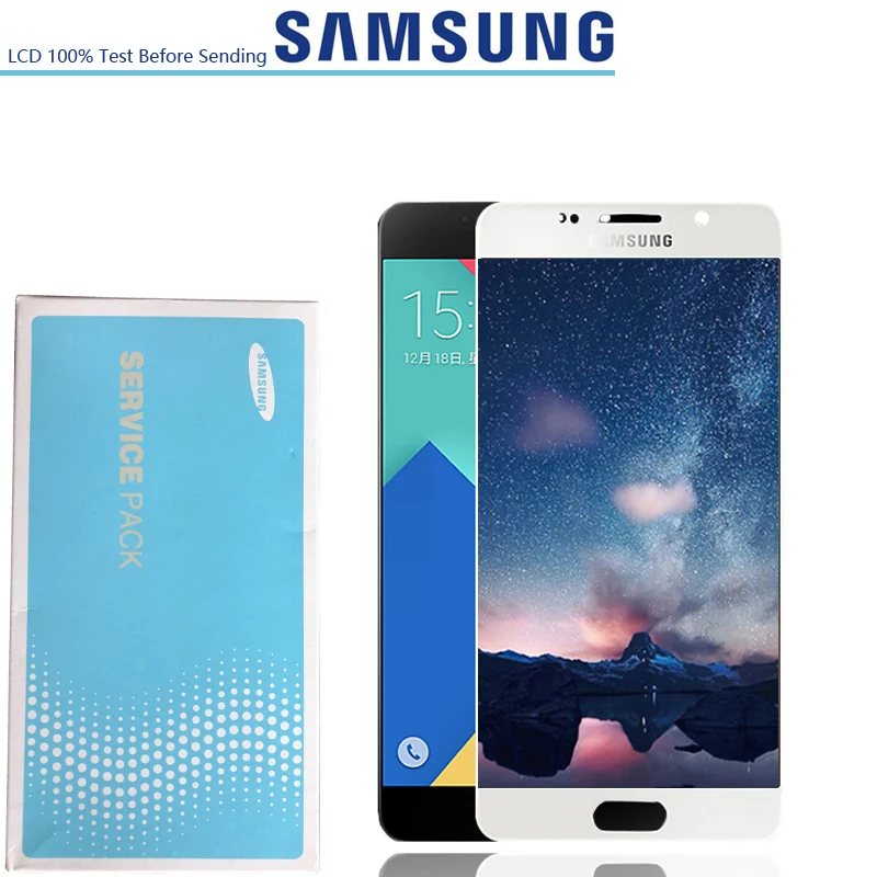 Супер AMOLED дисплей для SAMSUNG Galaxy A5 lcd A510 A510F A510M A510FD кодирующий преобразователь сенсорного экрана в сборе