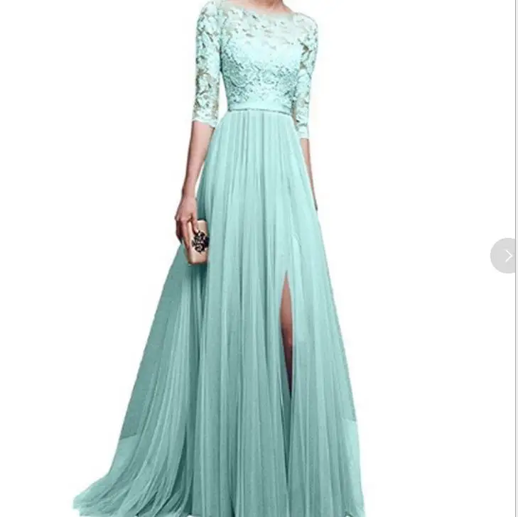 Длинное летнее женское платье 2019 модное элегантное черное белое кружевное