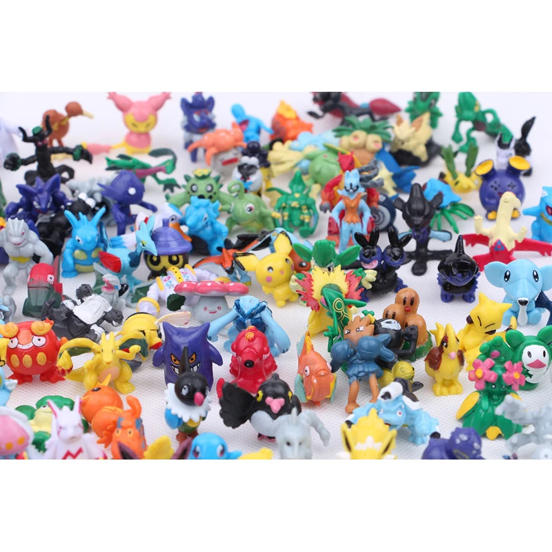 Pikachu 144 шт покебол Torchic Chikorita Blastoise Totodile Mewtwo Pocket фигурка детские игрушки для дня