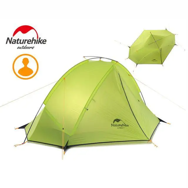1 people NatureHike/высококачественные Семейные вечерние палатки для 1, 2, 3, 4, 6, 7, 8 человек, водонепроницаемые палатки для кемпинга, надувные Семейные палатки - Цвет: 1 people