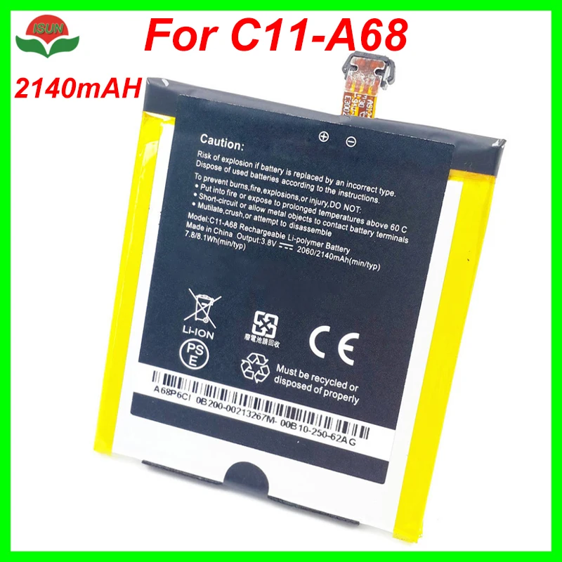 ISUNOO 2140 мАч для ASUS A68 PadFone2 C11 Батарея Замена|Аккумуляторы мобильных телефонов| |