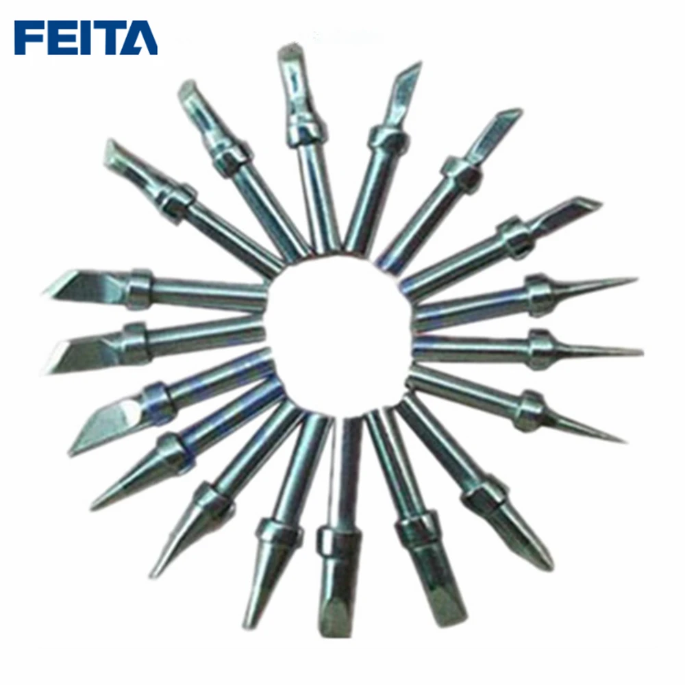 

FEITA 10pcs/lot 200-B,I,K,2C,1.6D,4C,1.2D,IC,3C,2.4D Soldering Tip Solder Iron Bits for Quick 203H Soldering Station Diy Repair