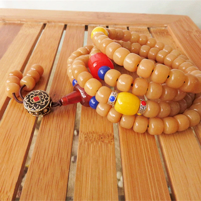 Мужские и женские браслеты с бусинами Будды 6 лет выветривания натуральный