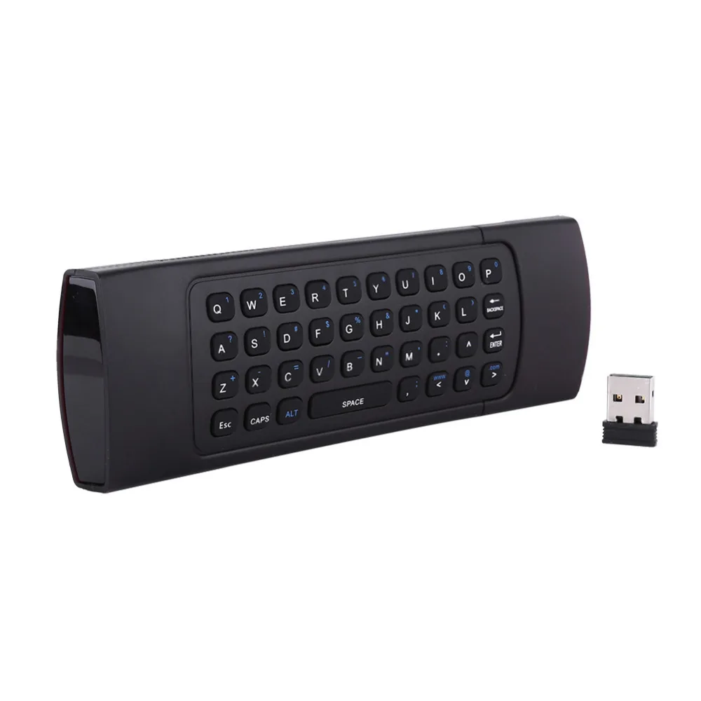 Новейшая Беспроводная мини клавиатура Fly Air Mouse с микрофоном и пультом