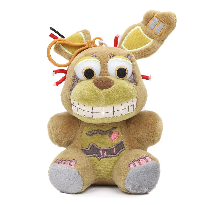Шт. 16 шт. кошмар 14 см Five Nights at Freddy плюшевые брелок медведь Фредди Foxy Springtrap Бонни игрушка FNAF чучело куклы