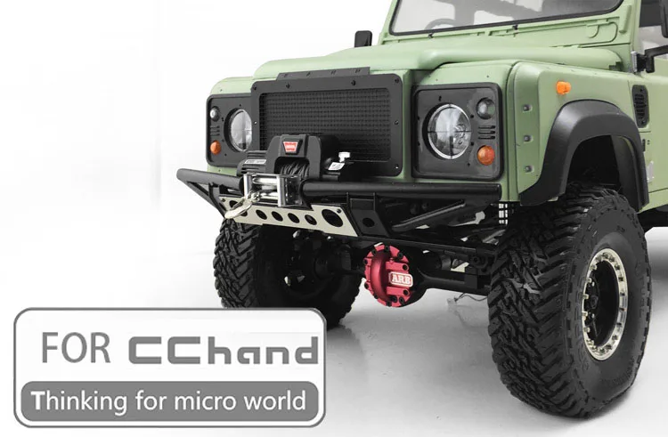 Металлический бампер (может быть установлен с лебедкой) для CChand RC4WD 1/10 D90/D110|Детали