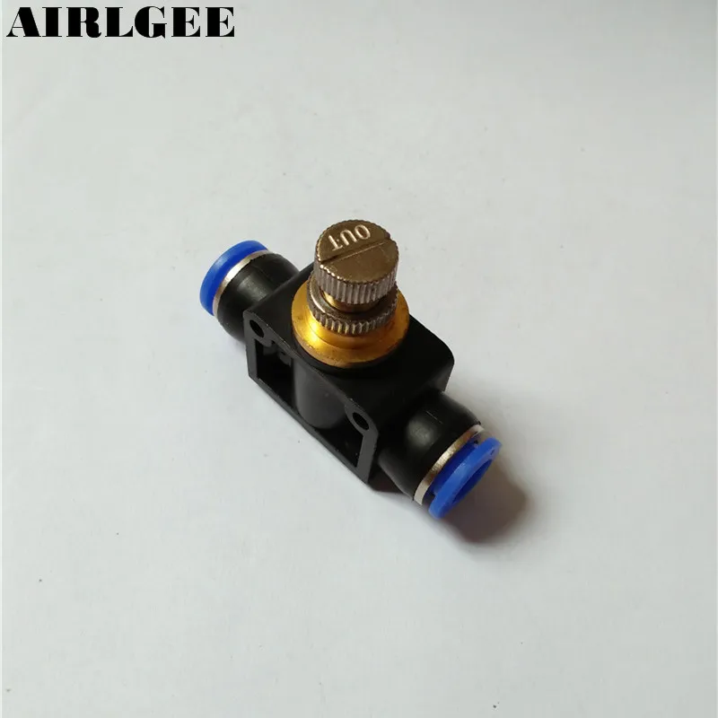 Пневматический регулятор скорости столярного станка PA10 мм до 10 воздушный клапан