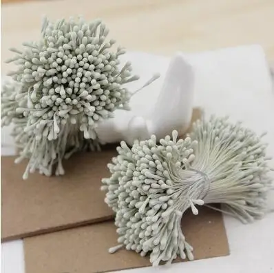 8 400 шт 2 мм матовый мини цветок Stamen Pistil Искусственные цветы аксессуары DIY свадебный торт Топ Скрапбукинг Украшение для открыток - Цвет: 8