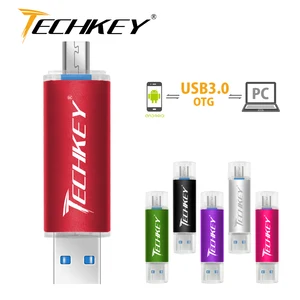Новый usb флеш-накопитель TECHKEY OTG usb 3,0, 32 ГБ, флеш-накопитель 3,0, 64 ГБ, флеш-накопитель 16 ГБ, usb-накопитель, флешка, подарок для samsung mobile
