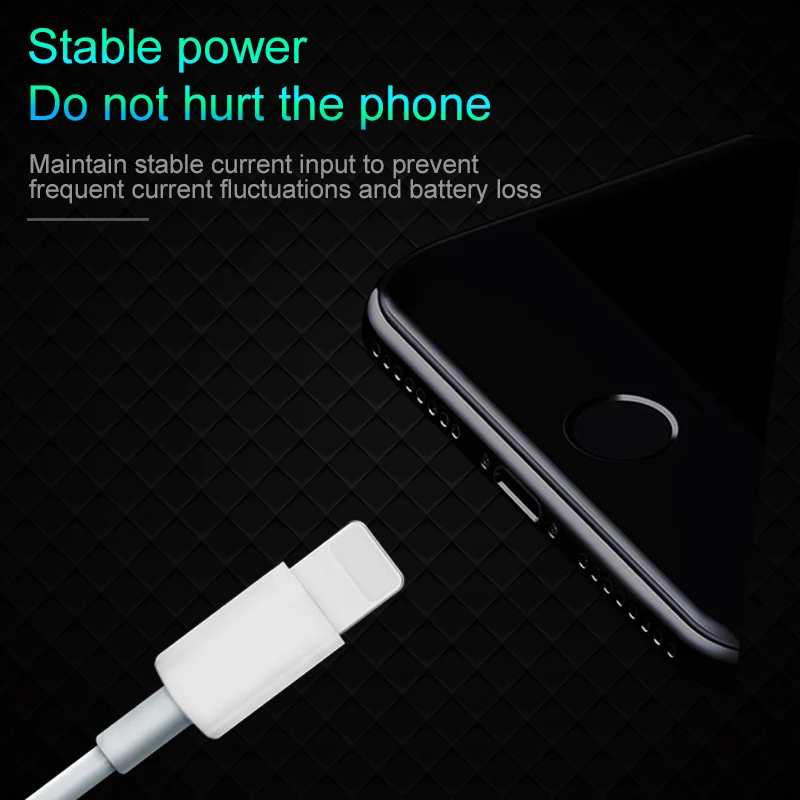 VVKing Зарядное устройство USB кабель для iPhone Lightning X XS Xr 8 7 6 Plus Быстрая зарядка данных