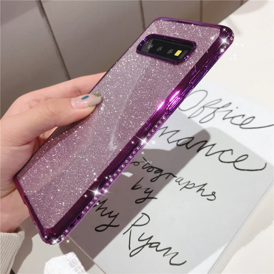 Чехол для телефона Samsung Galaxy Note 10 Pro 9 8 S10E S10 S9 S8 Plus M10 M20 M30 роскошный силиконовый