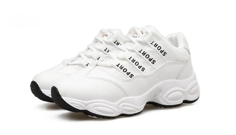 Tenis feminino/Женская обувь белые кроссовки 2019 женская на платформе sapato chaussures scarpe donna