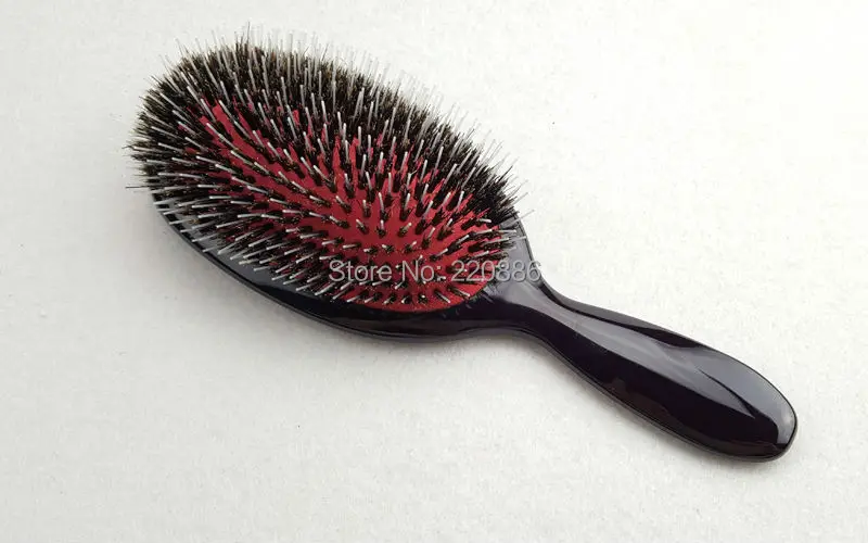 Щетка для волос с Кабановой щетиной из нейлона пластиковая щетка наращивания