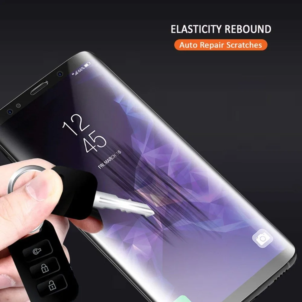 Гидрогелевая пленка для переднего и заднего экрана S8Plus Samsung Galaxy Note 9 S8 S9 Plus S7 S6edge