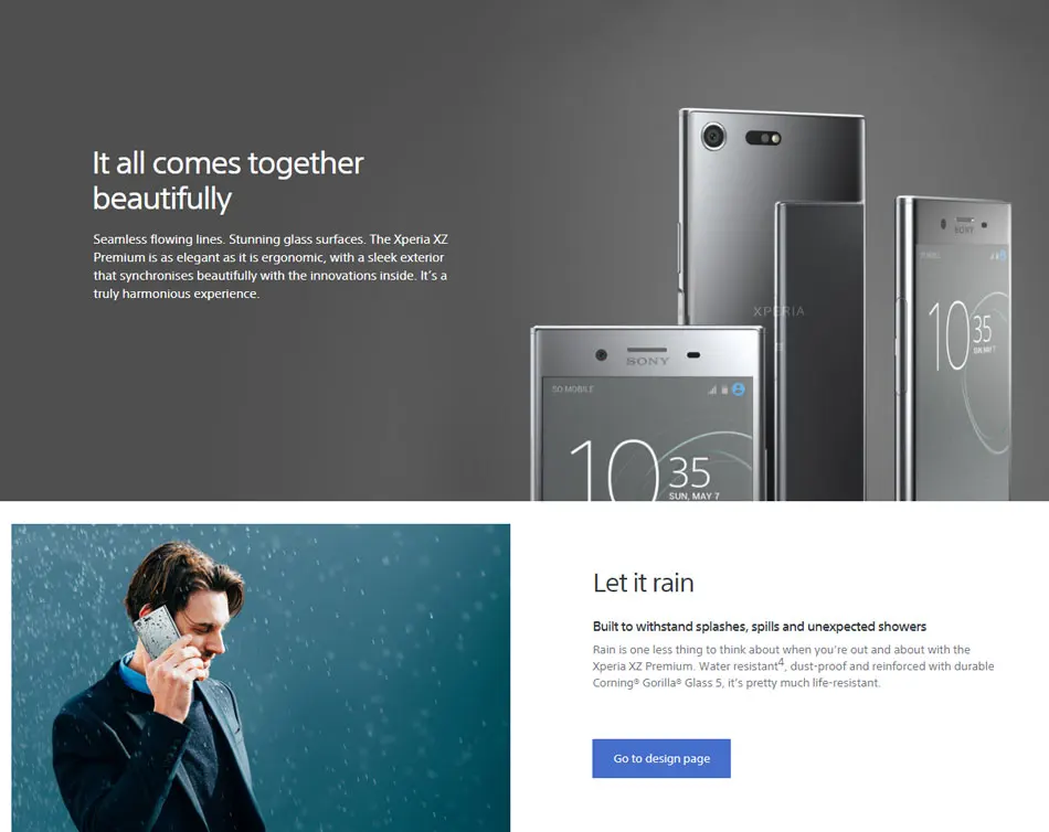 Мобильный телефон sony Xperia XZ Premium G8142, 5,46 дюймов, 4 Гб ОЗУ, 64 Гб ПЗУ, Android, МП, отпечаток пальца, две sim-карты, смартфон