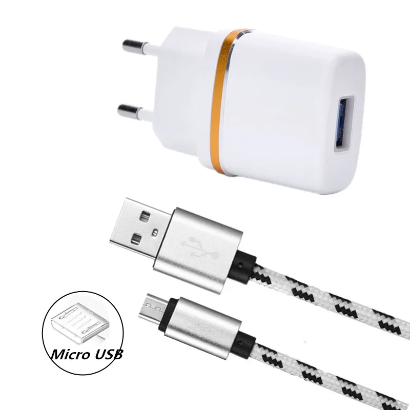 Штепсельная Вилка европейского стандарта 1 порт зарядное устройство USB или