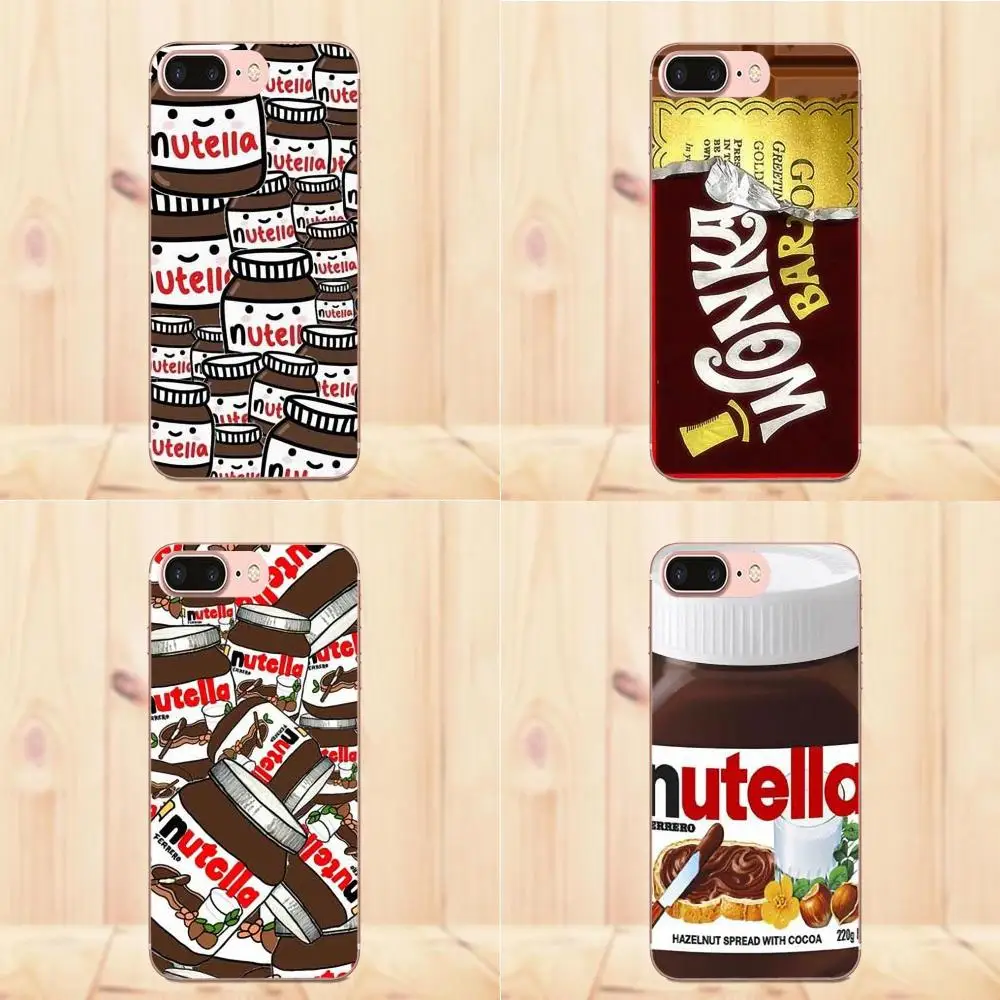 Еда шоколад Tumblr Nutella Alenka бар Wonk для Galaxy Alpha Core Prime Note 4 5 8 S3 S4 S5 S6 S7 S8 S9 mini edge Plus|Бамперы|