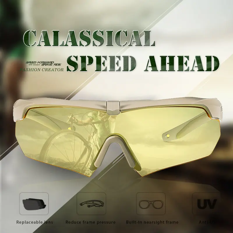 3 линзы UV400 велосипедные очки Мужские/Женские Спортивные дорожные oculos gafas ciclismo