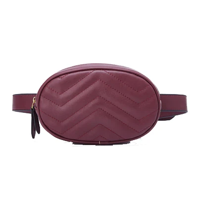 PU Wine red XMESSUN Женская поясная сумка женская круглая поясная сумка Роскошная брендовая Новая модная дизайнерская качественная бархатная поясная сумка женская - Цвет: PU Wine red