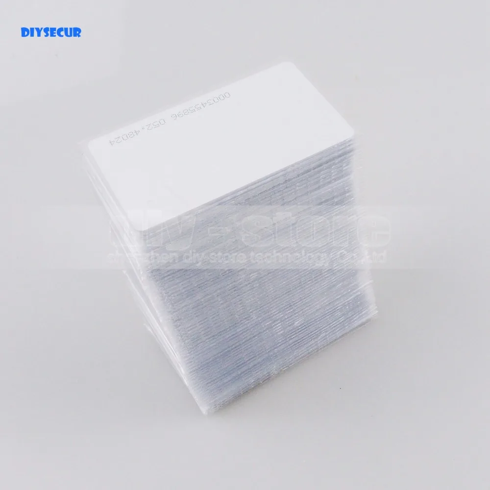 DIYSECUR 100 шт./лот 125 кГц RFID идентификационная карта для контроллера доступа или
