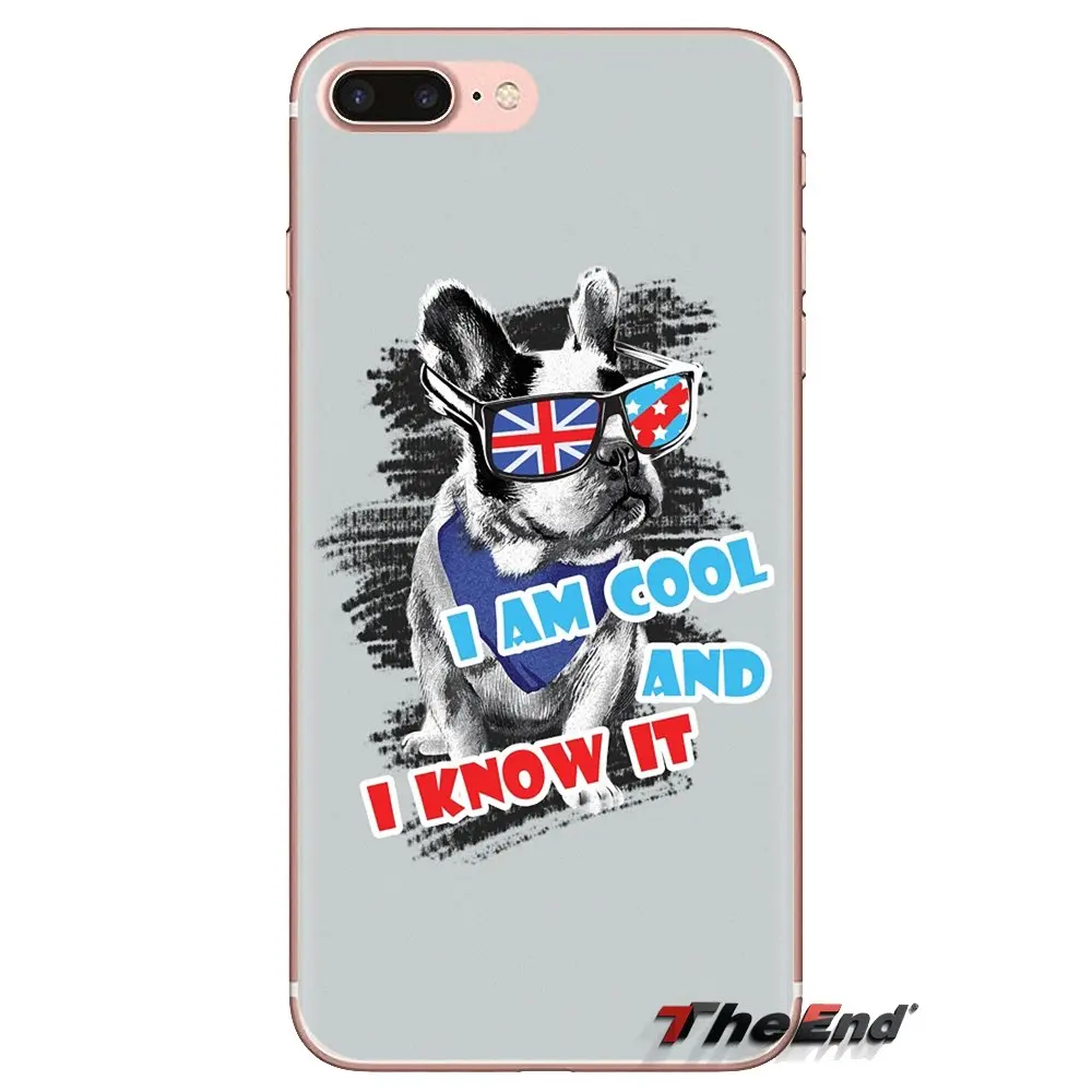 For Xiaomi Mi4 Mi5 Mi5S Mi6 Mi A1 A2 5X 6X 8 9 Lite SE Pro Max Mix 2 3 2S French English Bulldog with flower Soft Cases Cover |