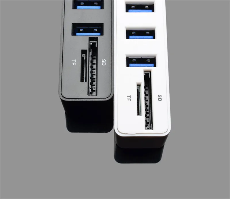 Robotsky 6 Порты и разъёмы usb-хаб высокого Скорость USB 2,0 разветвитель кабеля адаптера SD/TF кард-ридер для настольных компьютеров и ноутбуков