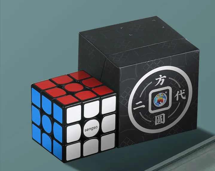 black Новейший Shengshou Fangyuan v2 3x3x3 Магнитный куб, магический куб, профессиональный 3x3 скоростной куб, твист, развивающие игрушки для детских игр - Цвет: black