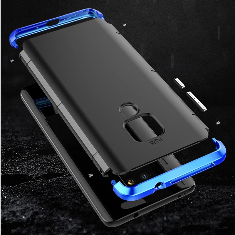 Алюминиевый металлический бампер для Huawei Mate 20 Pro Чехол ударопрочный Жесткий ПК