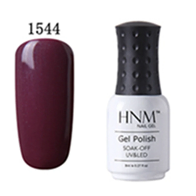 1544 HNM, 8 мл, Гель-лак для ногтей, впитывающий Гель-лак Vernis, Полупостоянный УФ-гель для ногтей, красный, синий цвет, грунтовка для ногтей - Цвет: 1544