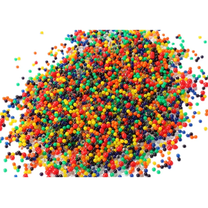 1000 частиц/партия воды Бусины Жемчужные в форме кристалла почвы бусины Грязь