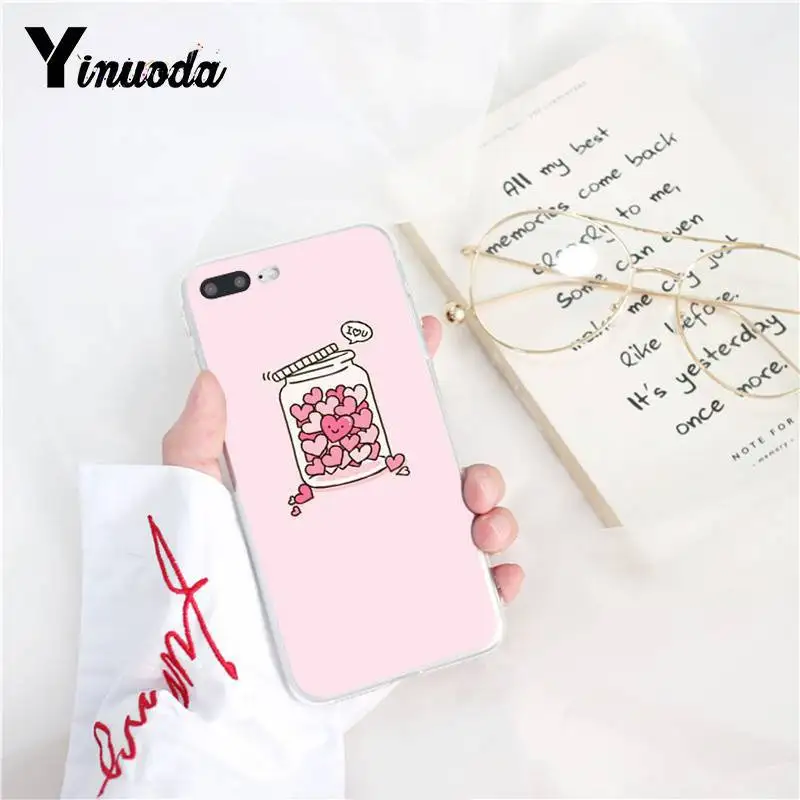 Yinuoda Kawaii японский клубничный молочный роскошный уникальный чехол для телефона для iPhone8 7 6 6splus X XSMAX 5 5S SE XR 10 11 11pro 11promax