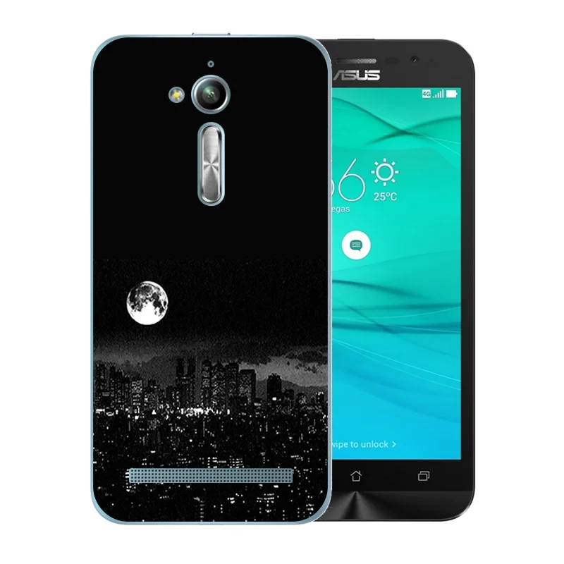 5 0 дюйма для Asus Zenfone Go ZB500KL чехлы телефонов мягкий ТПУ чехол с рисунком льда