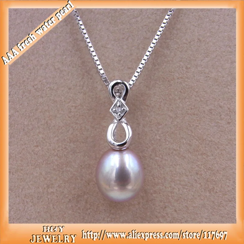 

Sinya Pearl Pendant Choker High Luser Fine Jewelry Length 18inch 925 Sterling Silver Chain Necklace For Women Ladies Girls