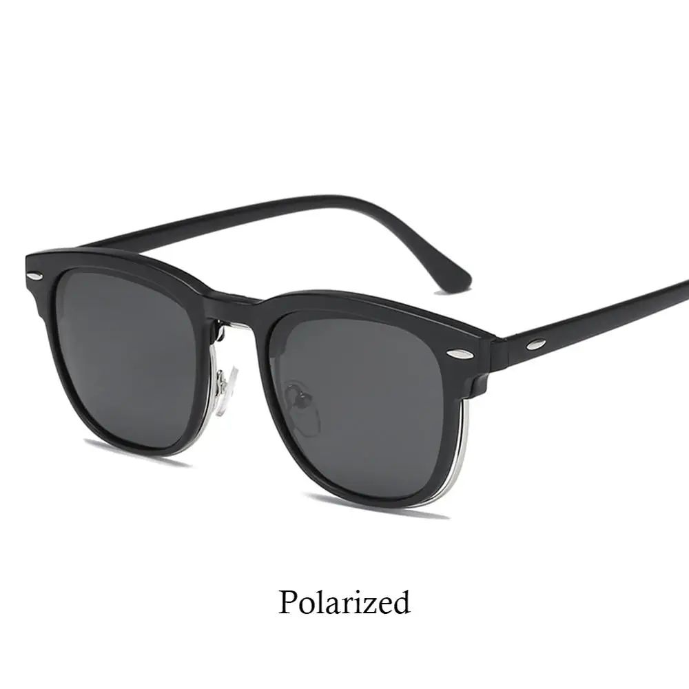 C2 Polarized TOEXPLORE ore Горячие прикрепляемые очки поляризованные женские мужские солнцезащитные очки брендовая дизайнерская оправа для очков роскошные солнцезащитные очки высокого качества UV400 - Цвет линз: C2 Polarized