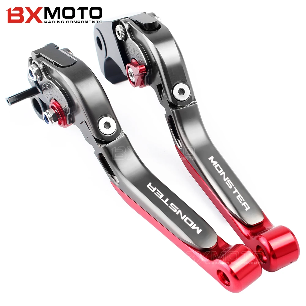 Для Ducati monster M 900 620 600 400 916SPS 900ss аксессуары для мотоциклов cnc регулируемые складные удлиняющие тормозные рычаги сцепления
