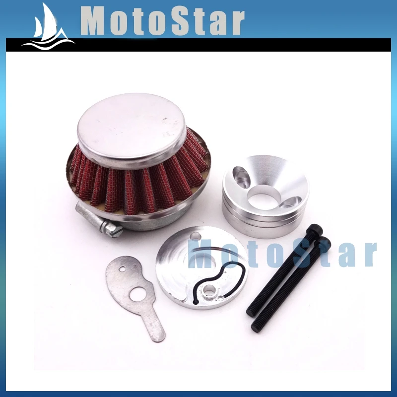 44 мм воздушный фильтр + адаптер скорости стек для 2 такта 33 43cc 49cc двигатель большая