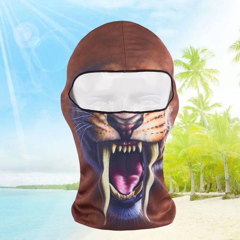 3D животное уличная Вечеринка велосипедная Лыжная Шапка Балаклава мотоциклетная