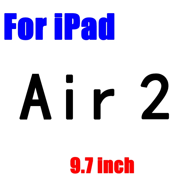 ForiPad Air2 Защитная пленка для экрана для Apple ipad 2 3 4 ipad 2 ipad 3 ipad 4 9," для ipad 5 6, закаленное стекло для ipad mini 4, Защитная пленка для планшета - Цвет: ForiPad Air2