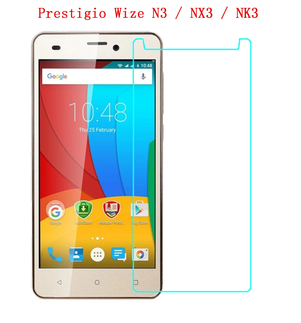 Защита для экрана из закаленного стекла Prestigio Wize N3 3507 Duo / NX3 NK3 чехол