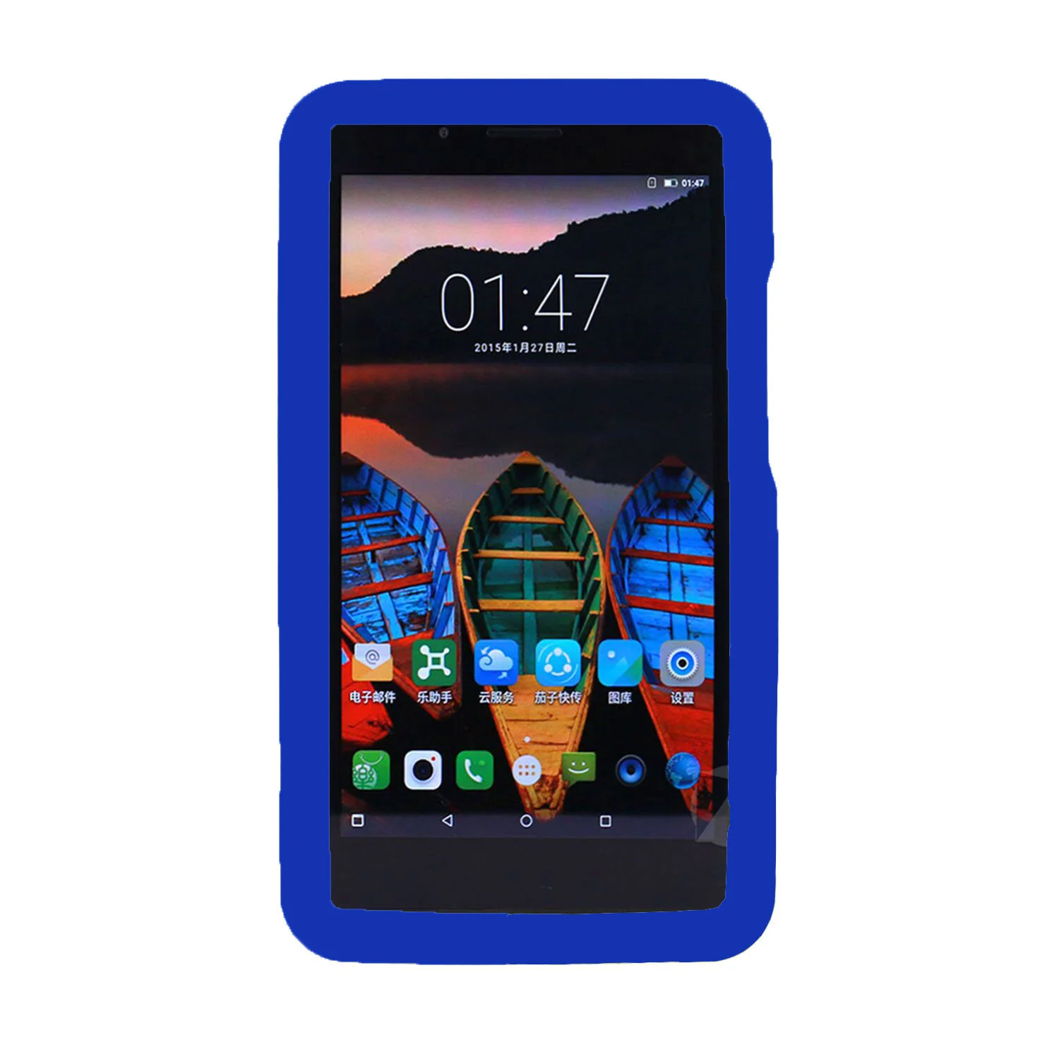 

MingShore Cover for Lenovo Tab 3 7 Plus 7.0 Inch Tablet bumper TB-7703F-X-N Handstrap Silicone Rugged Case