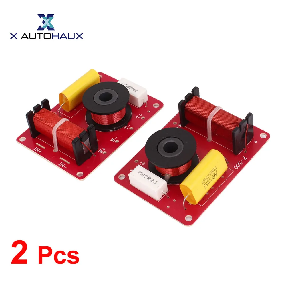 X AUTOHAUX 2 шт. 130 Вт сторонняя акустическая система аудио фильтры распределитель