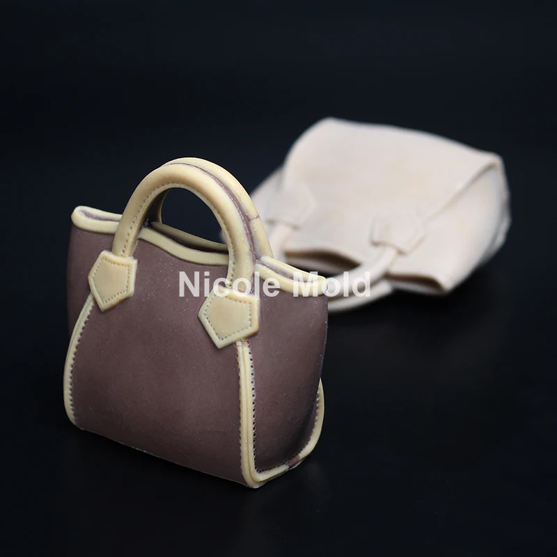 

Exquisite Luxury Bag Design Silicone Mold Fondant Cake Decorating Tools Resin Clay Craft Handmade Chocolate Soap Candle Mould