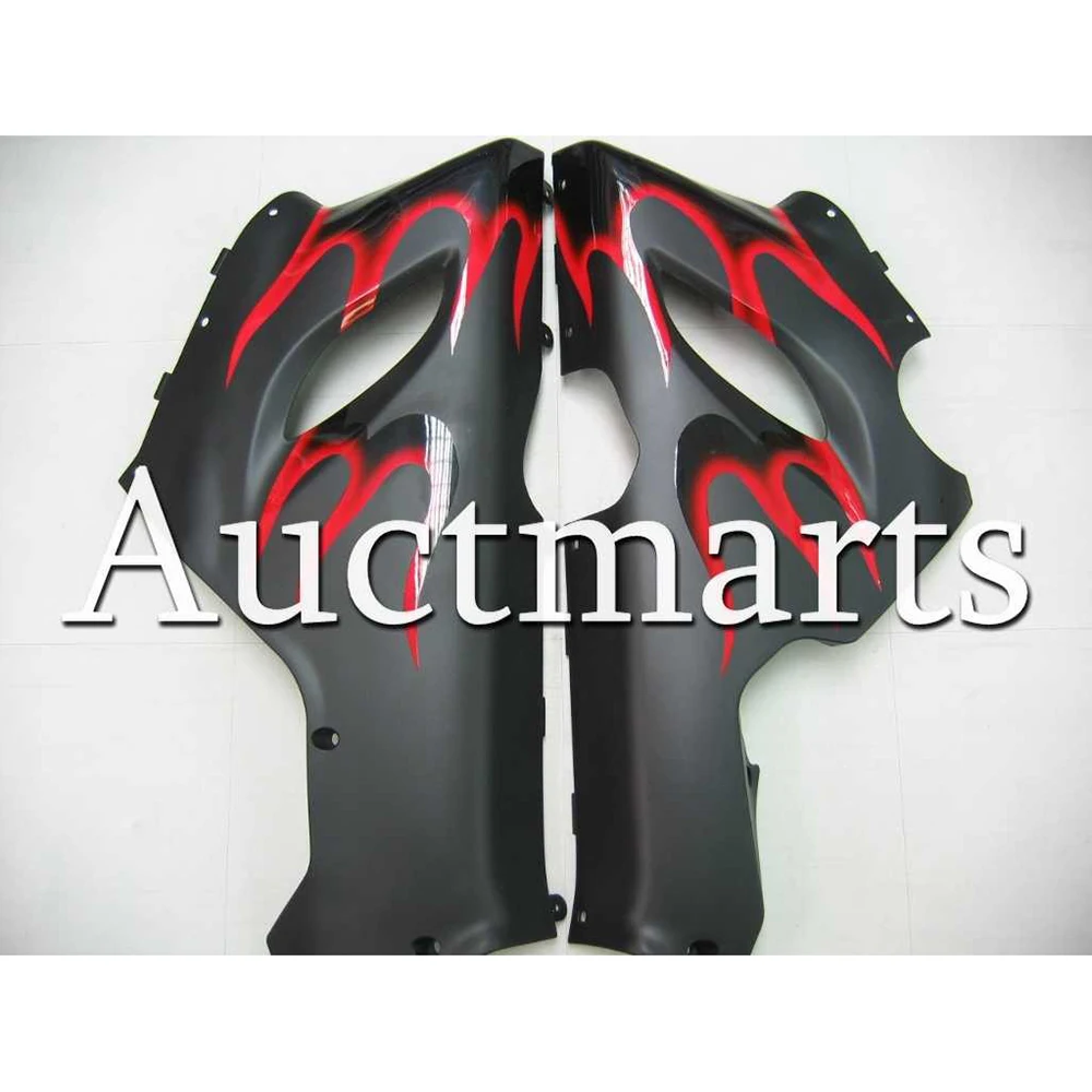 Full Fairings For 2005 2006 Kawasaki ZX6R High Quality Bodywork ABS Injection Ninja Red Black Flame Cowling Cover | Автомобили и