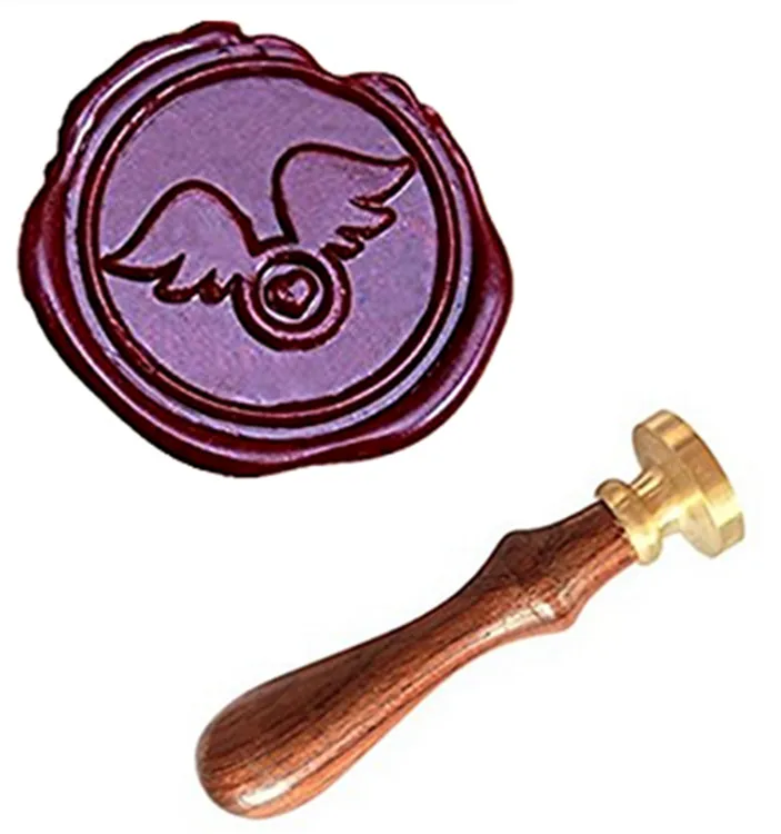 MDLG крылья любви винтажный Пользовательский логотип фото роскошный воск